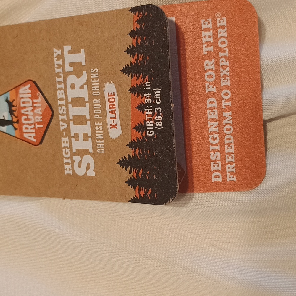 Arcadia High-Visibility Dog Shirt - Cream